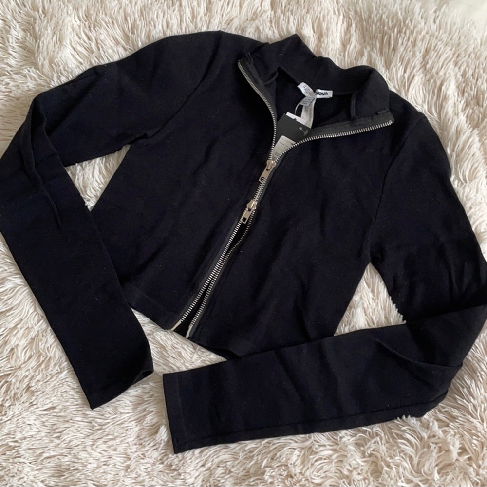 FASHION NOVA - Never Too Faced Top Black